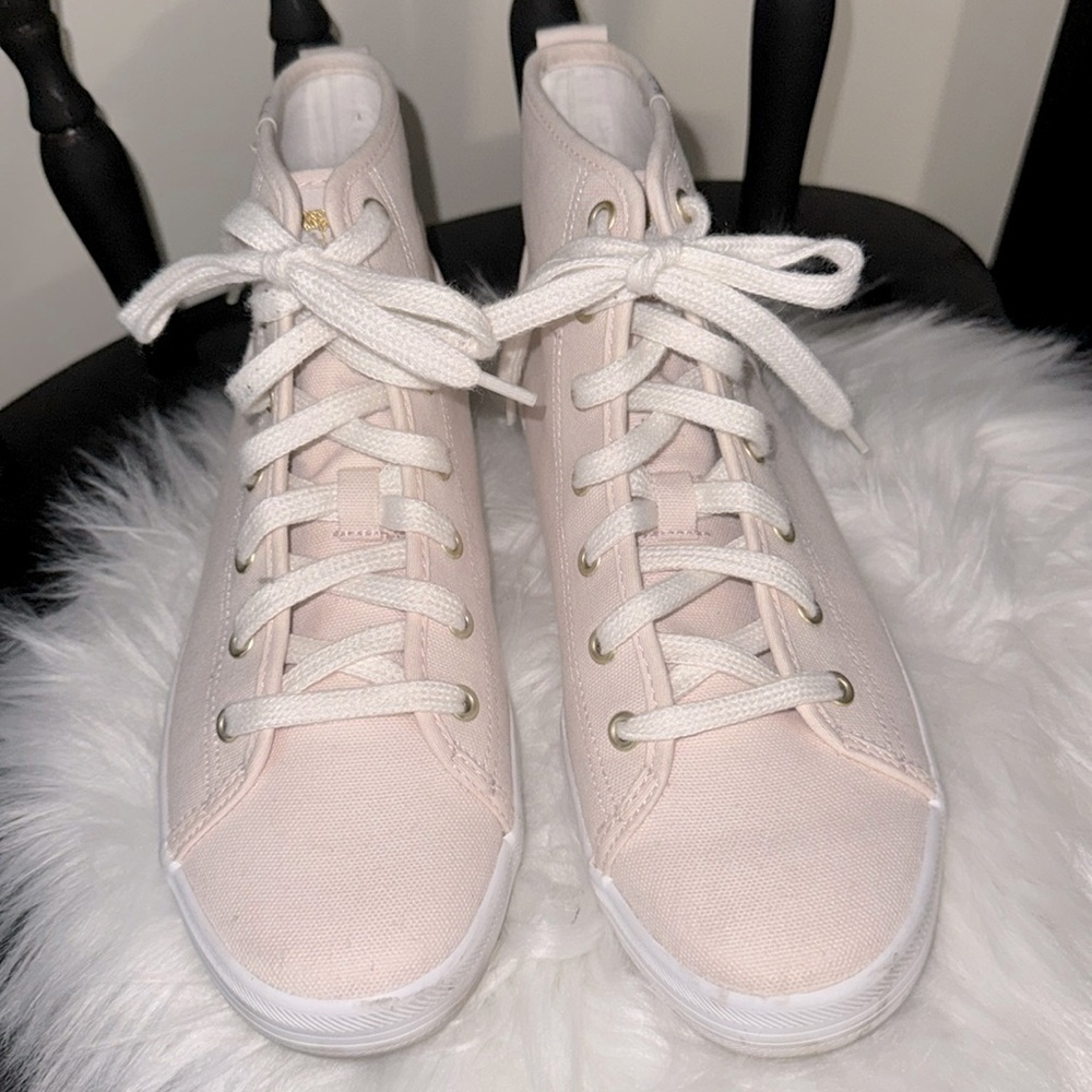 Keds Pink Sneakers Canvas Lace-Up- Kick Start